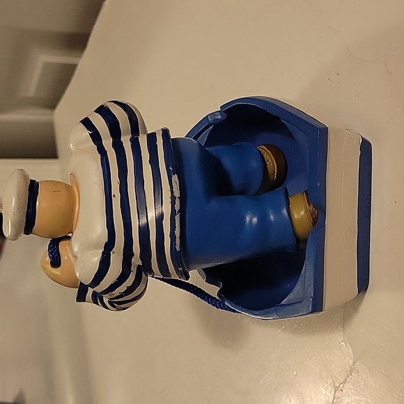 hand david j.p sail sailor figure wooden wood painted statue for bathroom - Picture 6 of 12